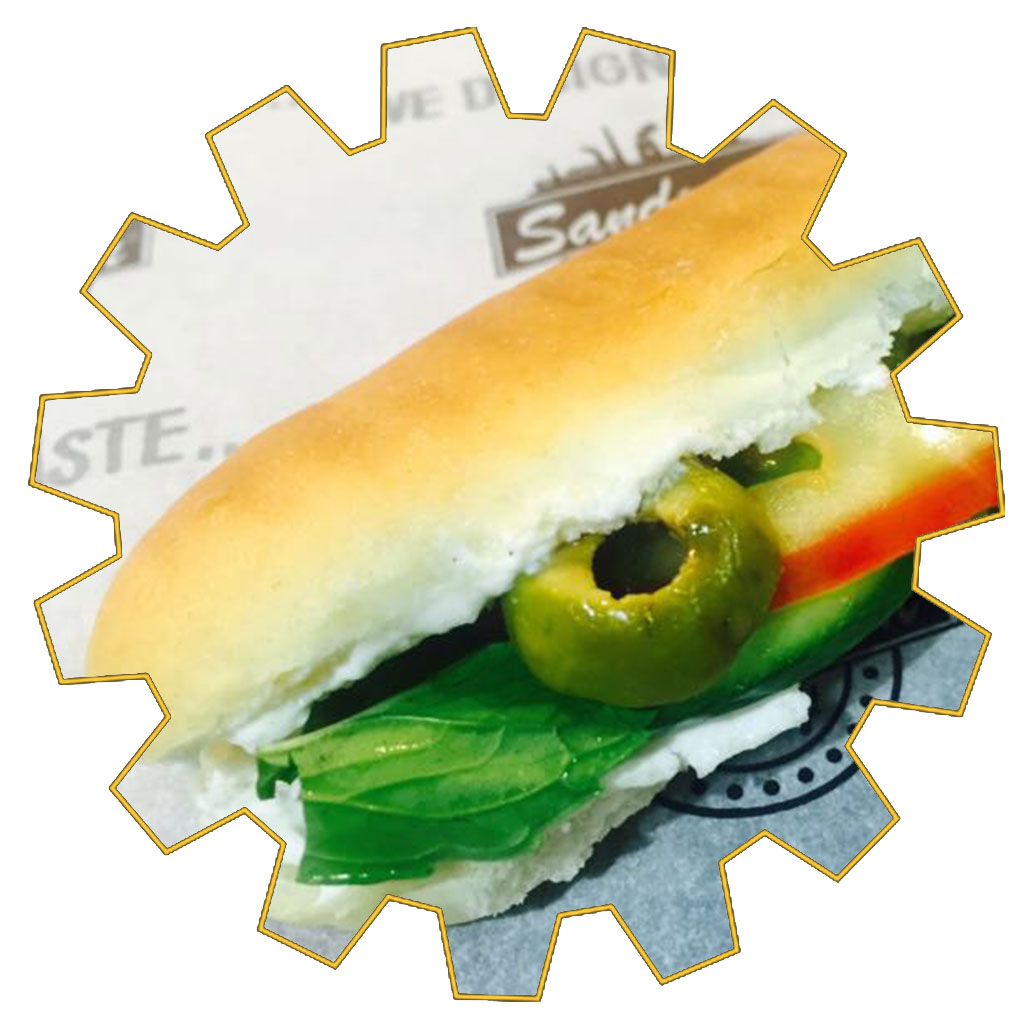 mini labneh sandwich